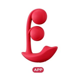 Vibrátor HONEY PLAY BOX MELODY App Wearable Dual červený