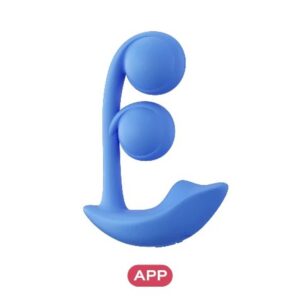 Vibrátor HONEY PLAY BOX MELODY App Wearable Dual modrý