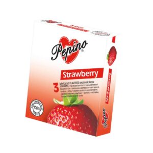 Kondom Pepino Jahoda 3 ks