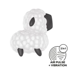 Stimulátor klitorisu SATISFYER Dreamy Sheep bílý
