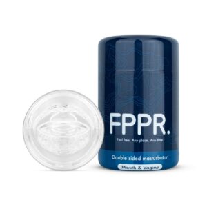 Masturbátor FPPR Double Sided Mouth & Vagina transparentní
