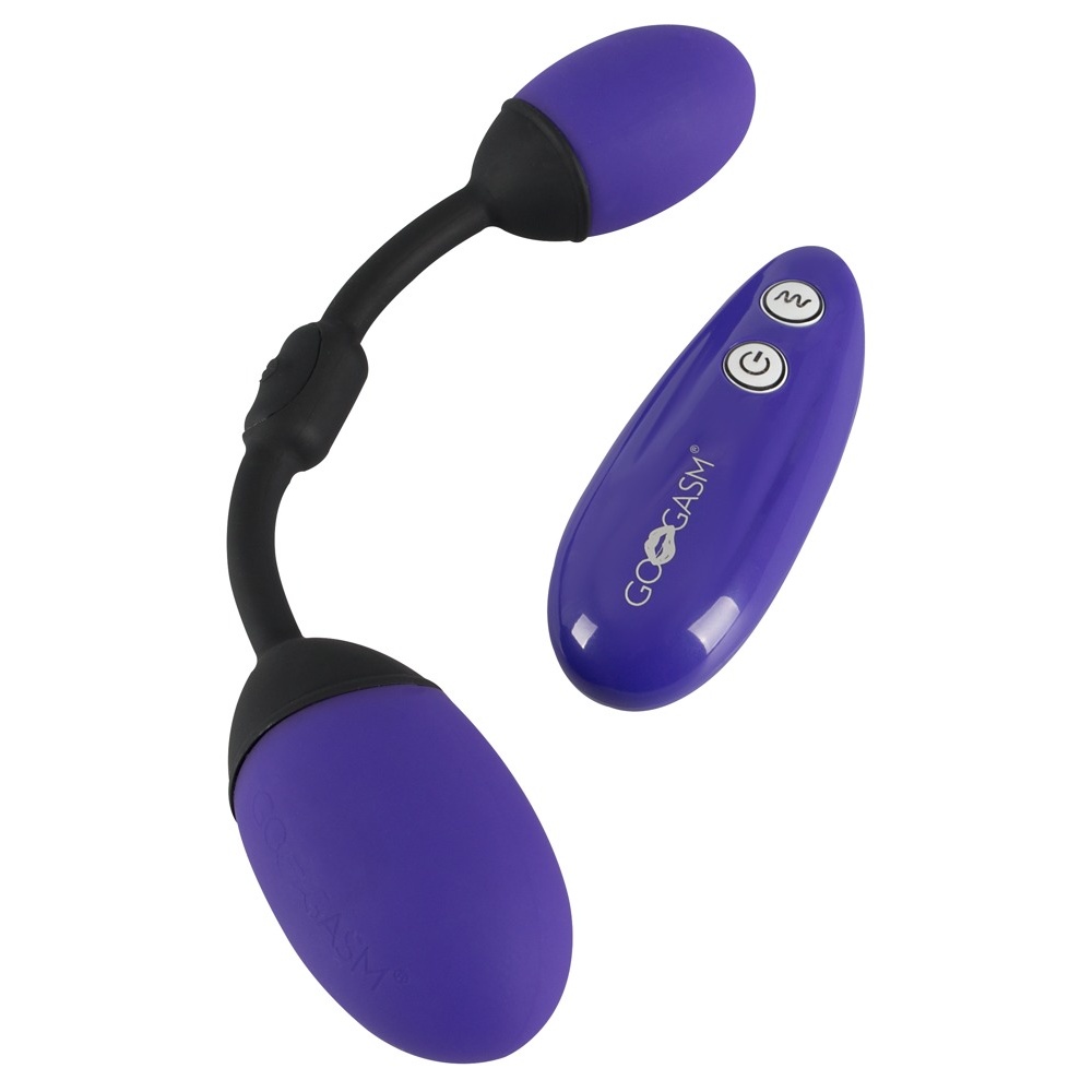 Vibrační vajíčko GoGasm Vibrating Pussy & Ass Balls s ovladačem