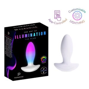 Kolík anální PARADISE PLEASURE PRODUCTS Illumination The Plug bílý