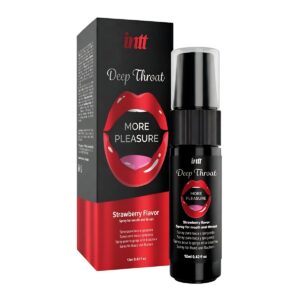 Sprej INTT Deep Throat jahoda 12 ml