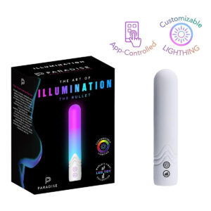Vibrátor PARADISE PLEASURE PRODUCTS Illumination The Bullet bílý